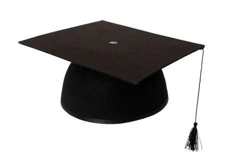 Black graduation cap Stock Photos