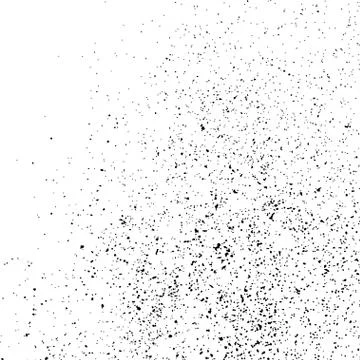 Black grainy texture isolated on white. Stock Illustration