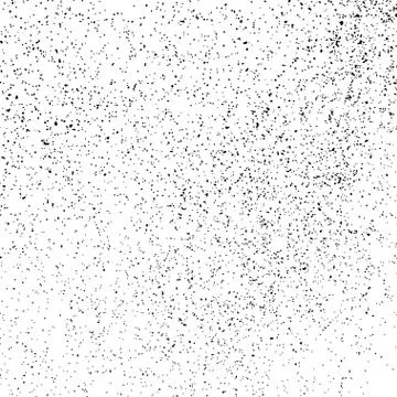 Black grainy texture isolated on white. Stock Illustration