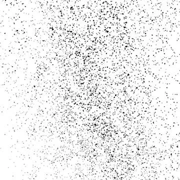 Black grainy texture isolated on white. Stock Illustration