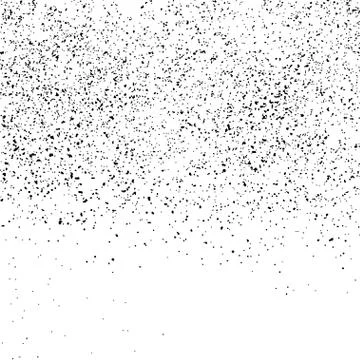 Black grainy texture isolated on white. 스톡 일러스트