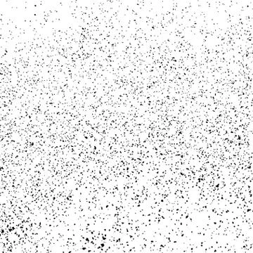 Black grainy texture isolated on white. 스톡 일러스트