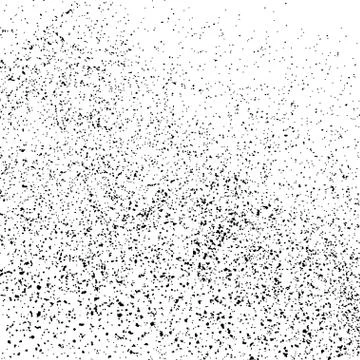 Black grainy texture isolated on white. Stock Illustration