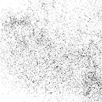 Black grainy texture isolated on white. 스톡 일러스트