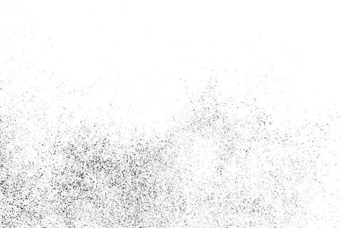 Black grainy texture isolated on white. 스톡 일러스트
