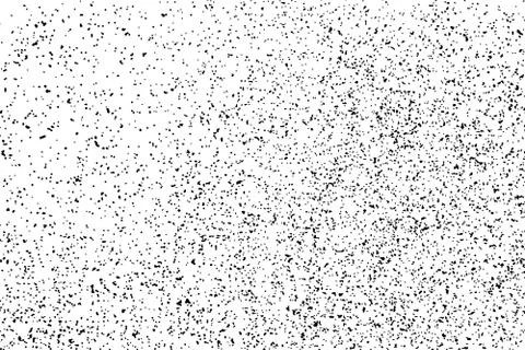 Black grainy texture isolated on white. Stockillustratie