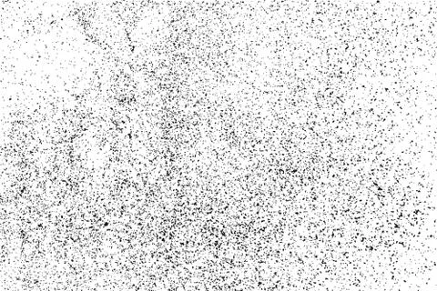 Black grainy texture isolated on white. Stockillustratie