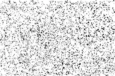 Black grainy texture isolated on white. Stockillustratie