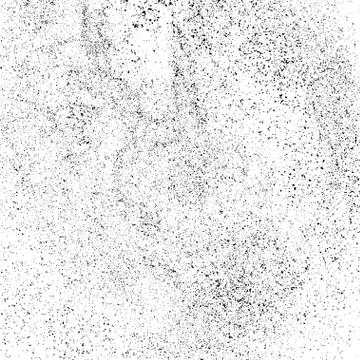 Black grainy texture isolated on white. Stock Illustration