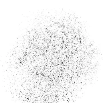 Black grainy texture isolated on white. 스톡 일러스트