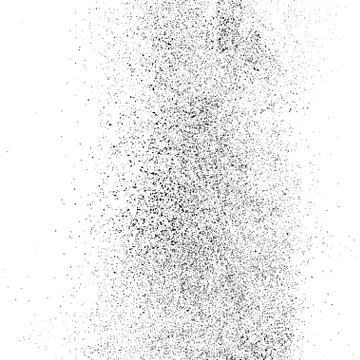 Black grainy texture isolated on white. Stock Illustration