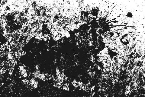 Black grainy texture isolated on white. Stockillustratie