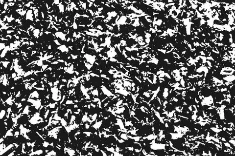 Black grainy texture isolated on white. Stockillustratie