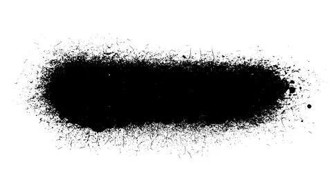 Black grainy texture isolated on white background. Stock Illustration