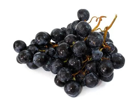 Black grape Foto stock