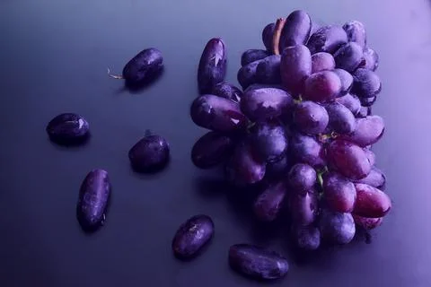 Black grapes Stock Photos