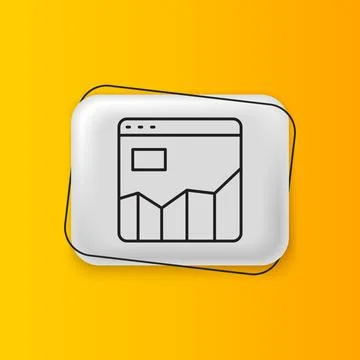 Black Graph, schedule, chart, diagram, infographic, pie graph icon isolated.. イラスト素材