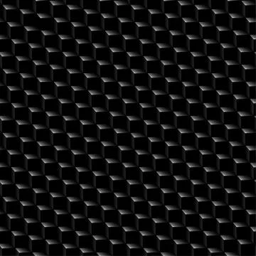 Black graphite cubed texture seamless pattern Stock Illustration