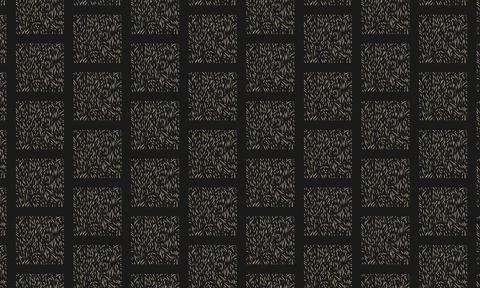 Black grass texture background. Illustrazione stock