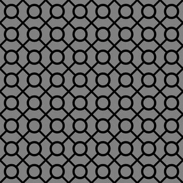 Black gray boho stripes Stock Illustration