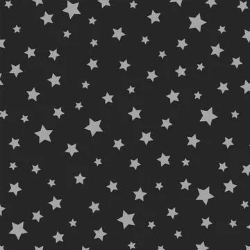 Black Gray Stars Pattern Background Wallpaper Stock Illustration