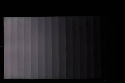 Black gray stripes on computer display with mouse pointer in the middle Stock Photos