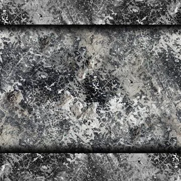 Black gray texture of old stone wall with crack background wallp Stock Photos