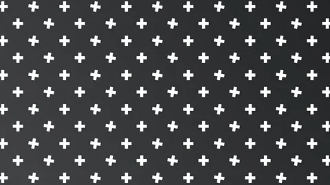 Black grey background with white plus signs, seamless looping. Stock Footage 286416912