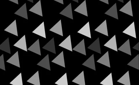 Black grey triangles abstract gradient pattern Stock Illustration