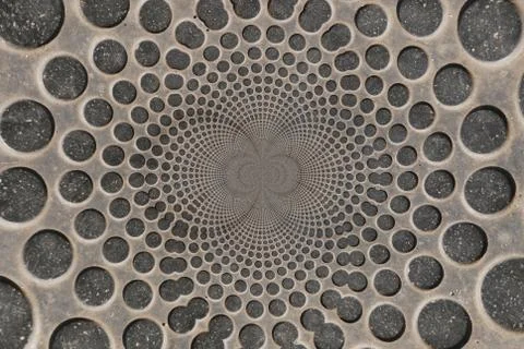 Black Grey Vortex Stock Illustration