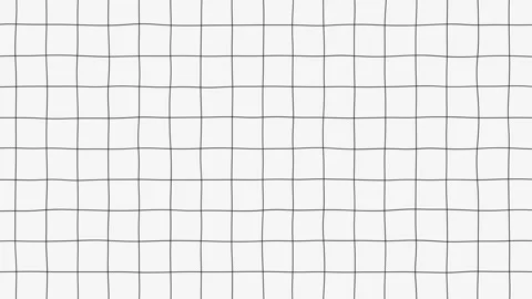 Black grid lines on white paper motion background. Notebook paper motion Stock Footage 284418358