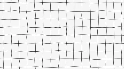 Black grid lines on white paper motion background. Notebook paper motion Stock Footage 284419525