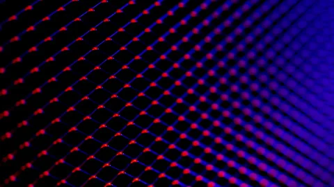 Black grid motion background. Seamless loop. Stock Footage 282663976