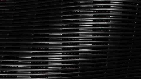 Black grid waves Stock Illustration