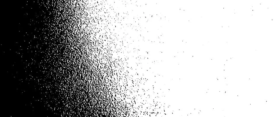 Black gritty grunge gradient texture. Grain overlay background. Distressed noise Stock Illustration