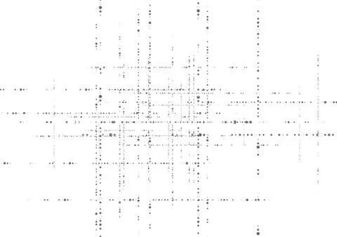 Black grunge circle particles vector tech background イラスト素材