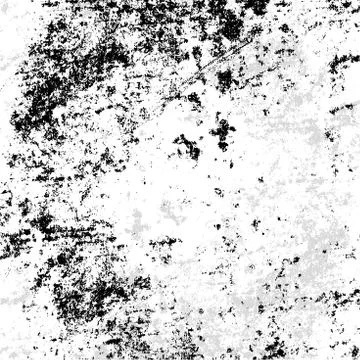 Black grunge detailed vector texture for your design. Stock Illustration
