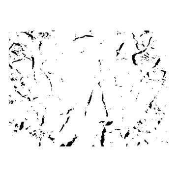 Black grunge texture effect creates a dramatic and bold abstract pattern on.. Illustrazione stock