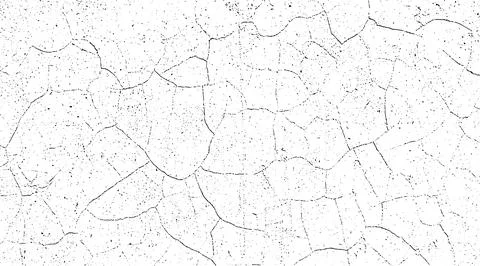 Black grunge texture, Grungy effect, black color dry land crack texture Stock Illustration