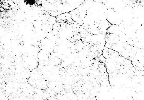 Black grunge texture, Grungy effect on black and white half tone old, Stock Illustration