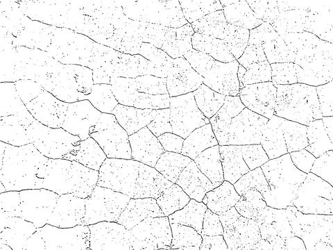 Black grunge texture, Grungy effect on black and white half tone old, Stock Illustration