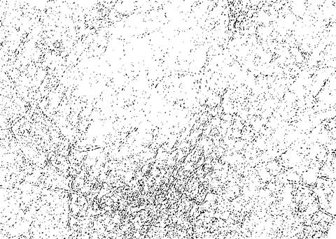 Black grunge texture, Grungy effect on black and white half tone old, Stock Illustration