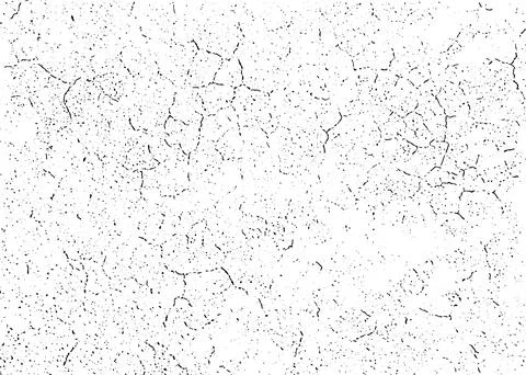 Black grunge texture, Grungy effect on black and white half tone old, Stock Illustration