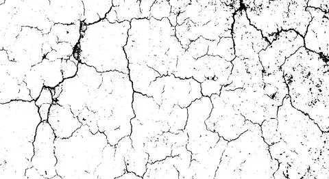 Black grunge texture, Grungy effect on black and white background, Stock Illustration