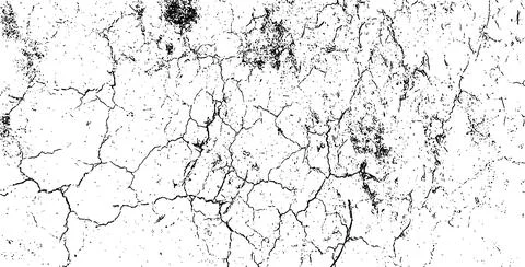 Black grunge texture, Grungy effect on black and white background, Stock Illustration