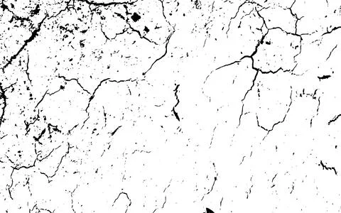 Black grunge texture, Grungy effect on black and white background, Stock Illustration