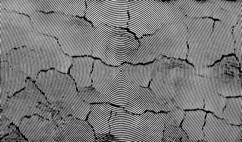 Black grunge texture, Grungy effect on black and white background, Stock Illustration