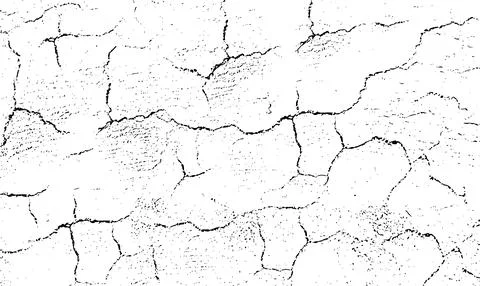 Black grunge texture, Grungy effect on black and white background, Stock Illustration