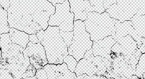 Black grunge texture, Grungy effect  halftone old grainy effect for Overlay Stock Illustration