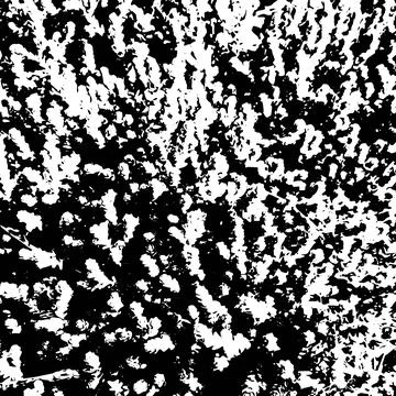 Black grunge texture on an isolated transparent background. Stock Illustration